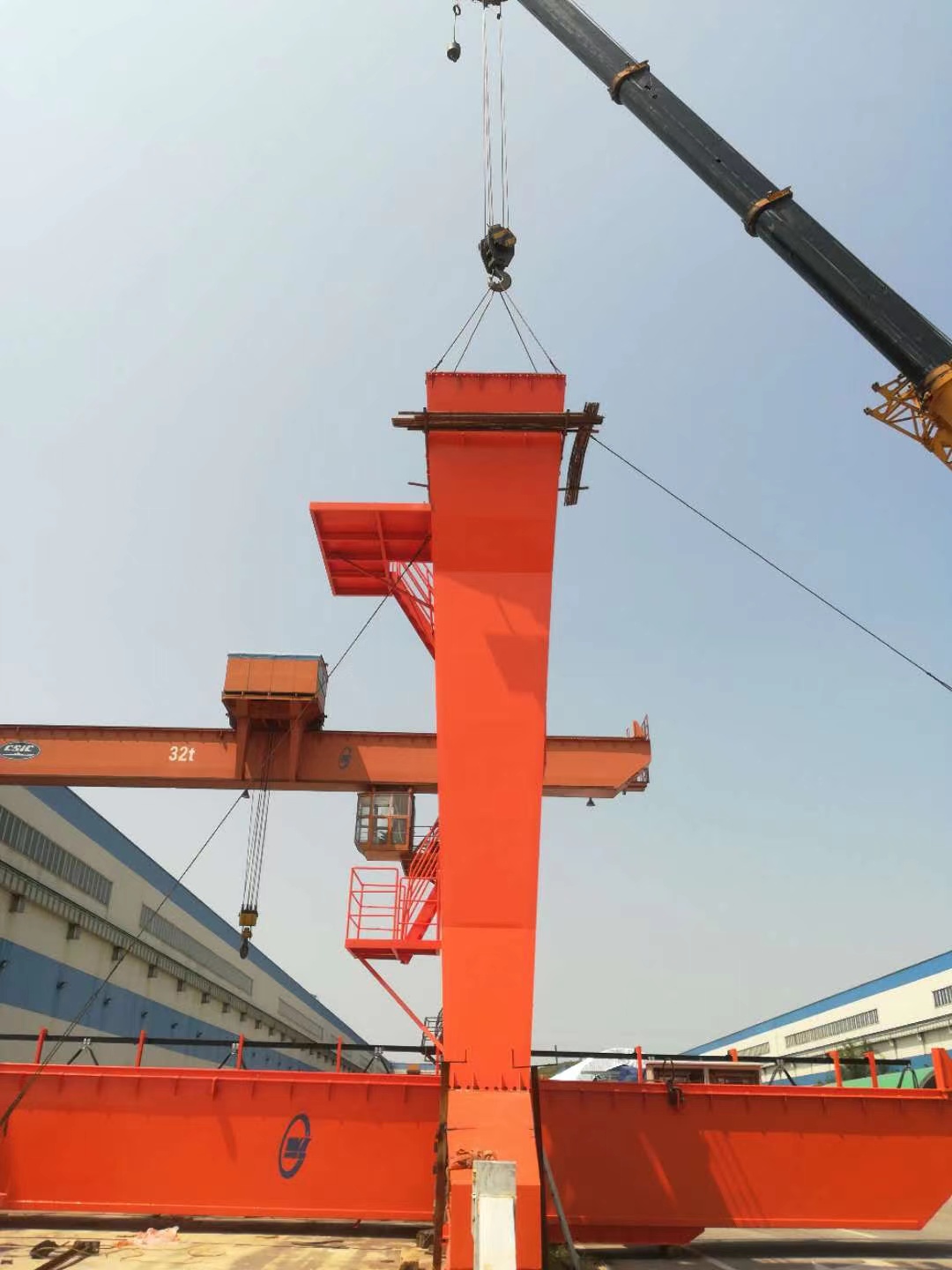 l型门式起重机现场安装